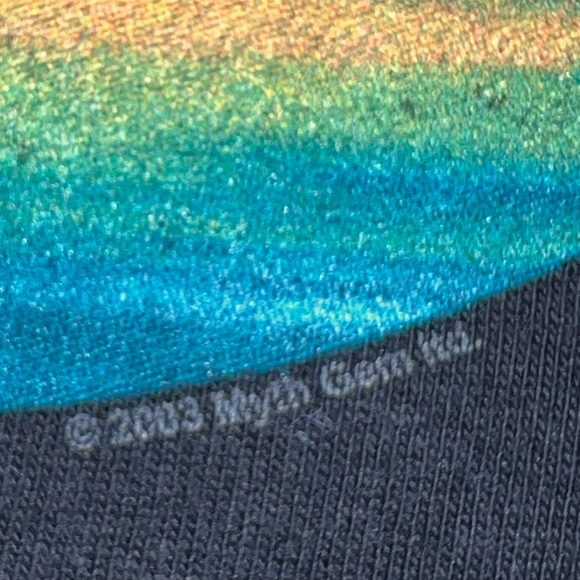 LED ZEPPELIN ZOSO Graphic Concert Tshirt long Printed Sleeve XS 2003 Myth Gem - Picture 9 of 9